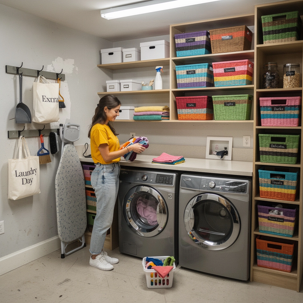 キッチンで使用するシンプルな収納ボックスの画像